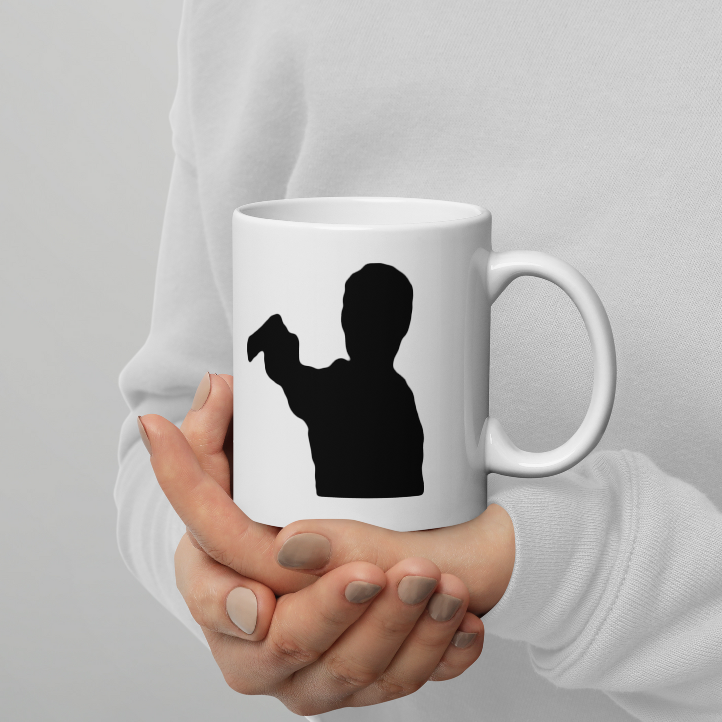 Rick Grimes White glossy mug