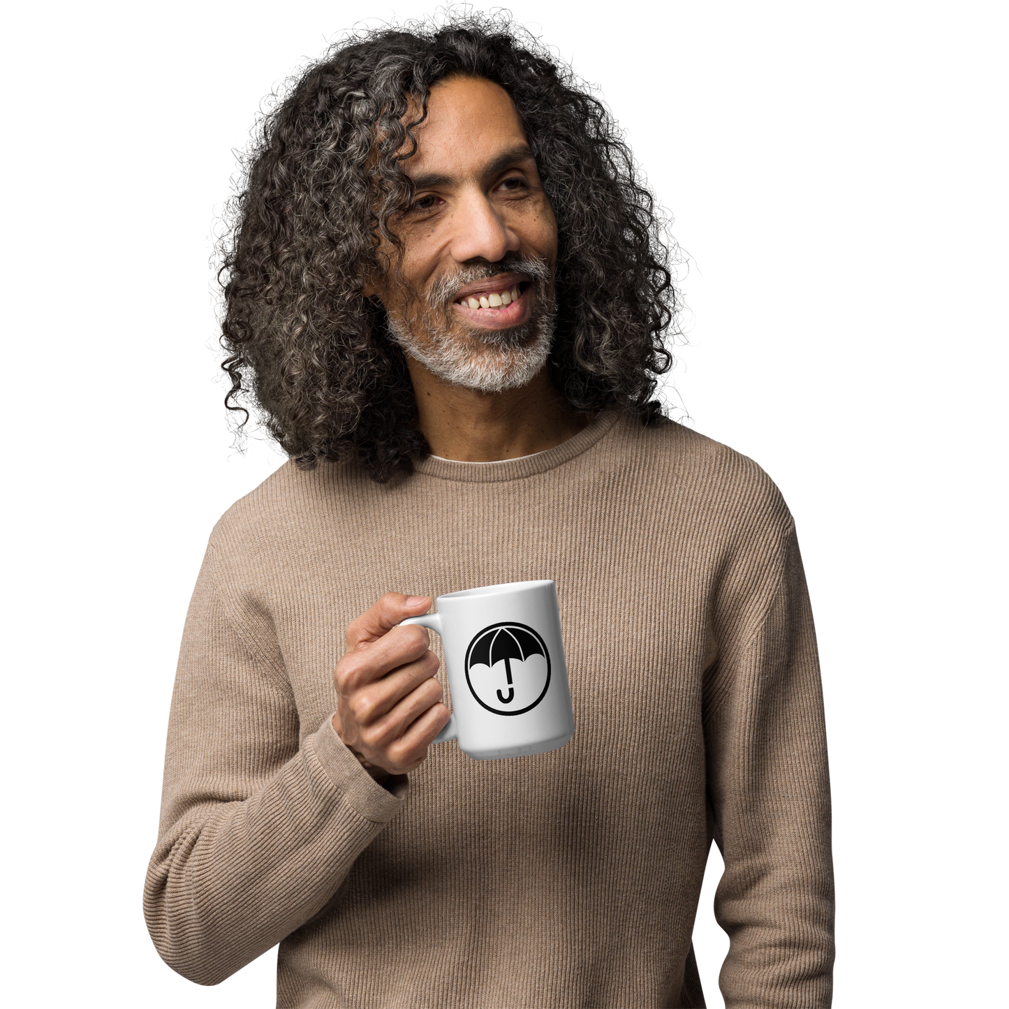 Umbrella Academy White glossy mug