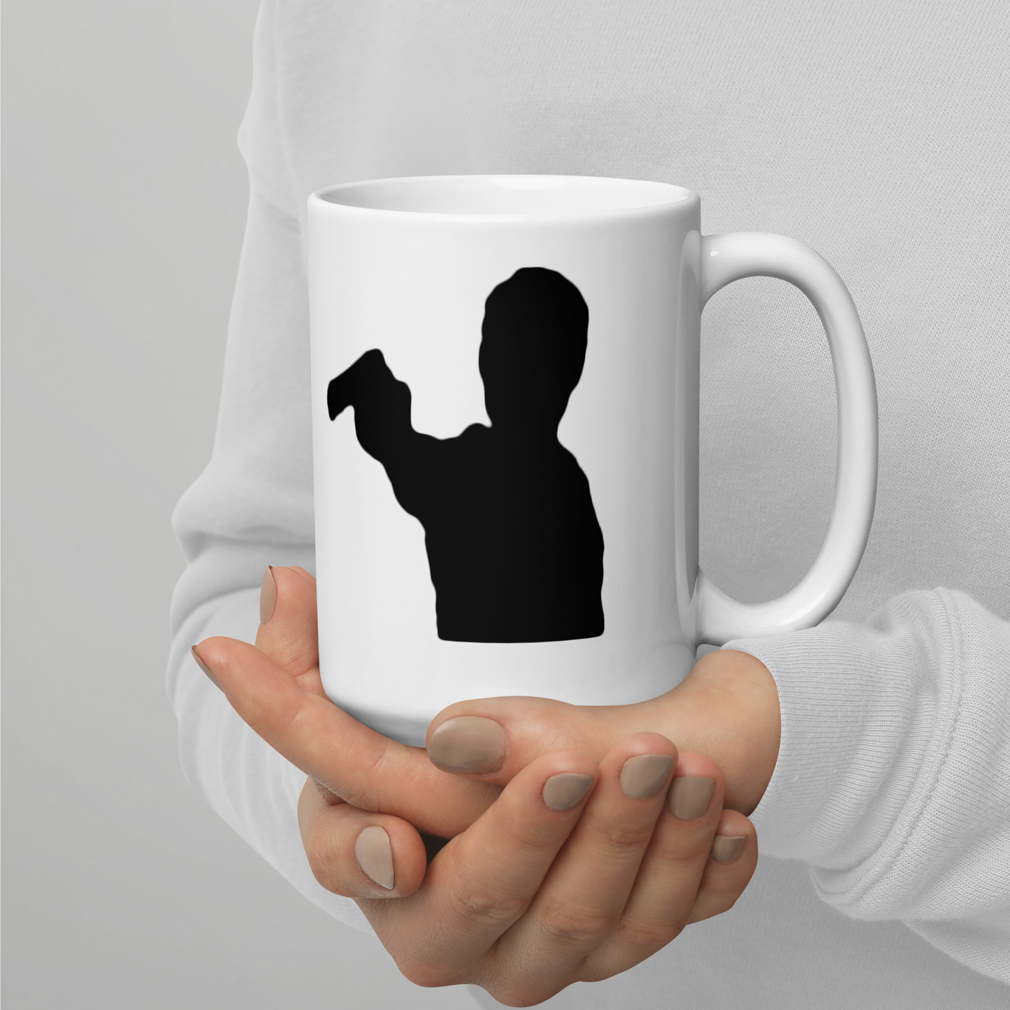 Rick Grimes White glossy mug