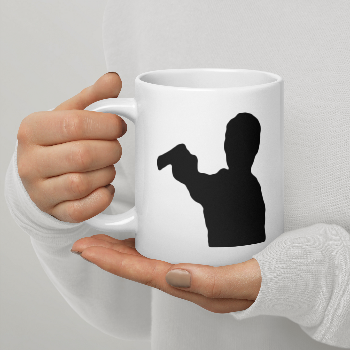 Rick Grimes White glossy mug