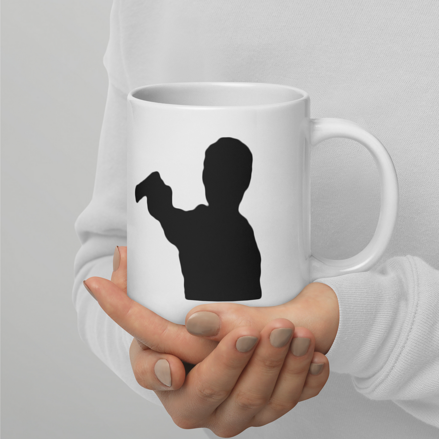 Rick Grimes White glossy mug