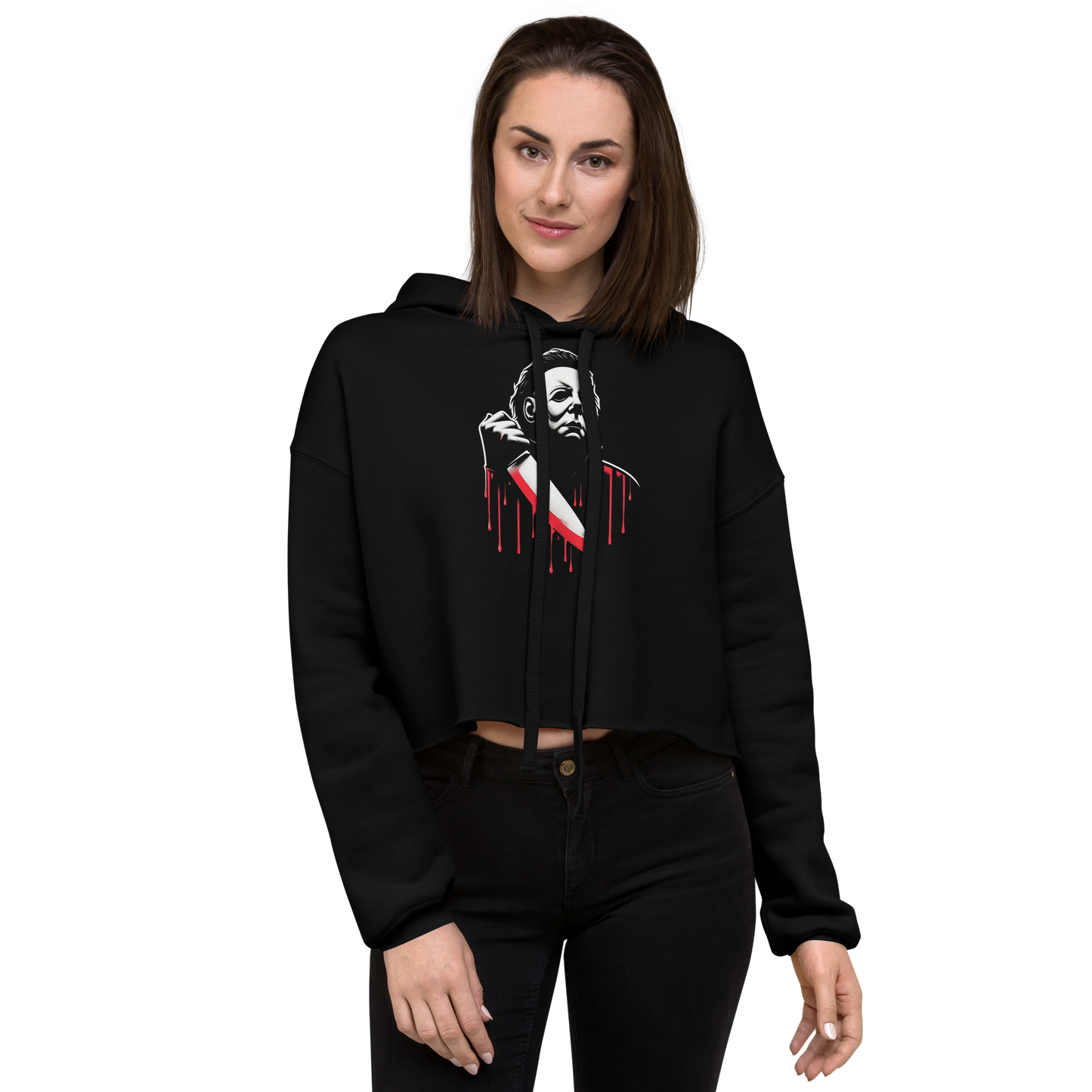 Michael Myers Crop Hoodie