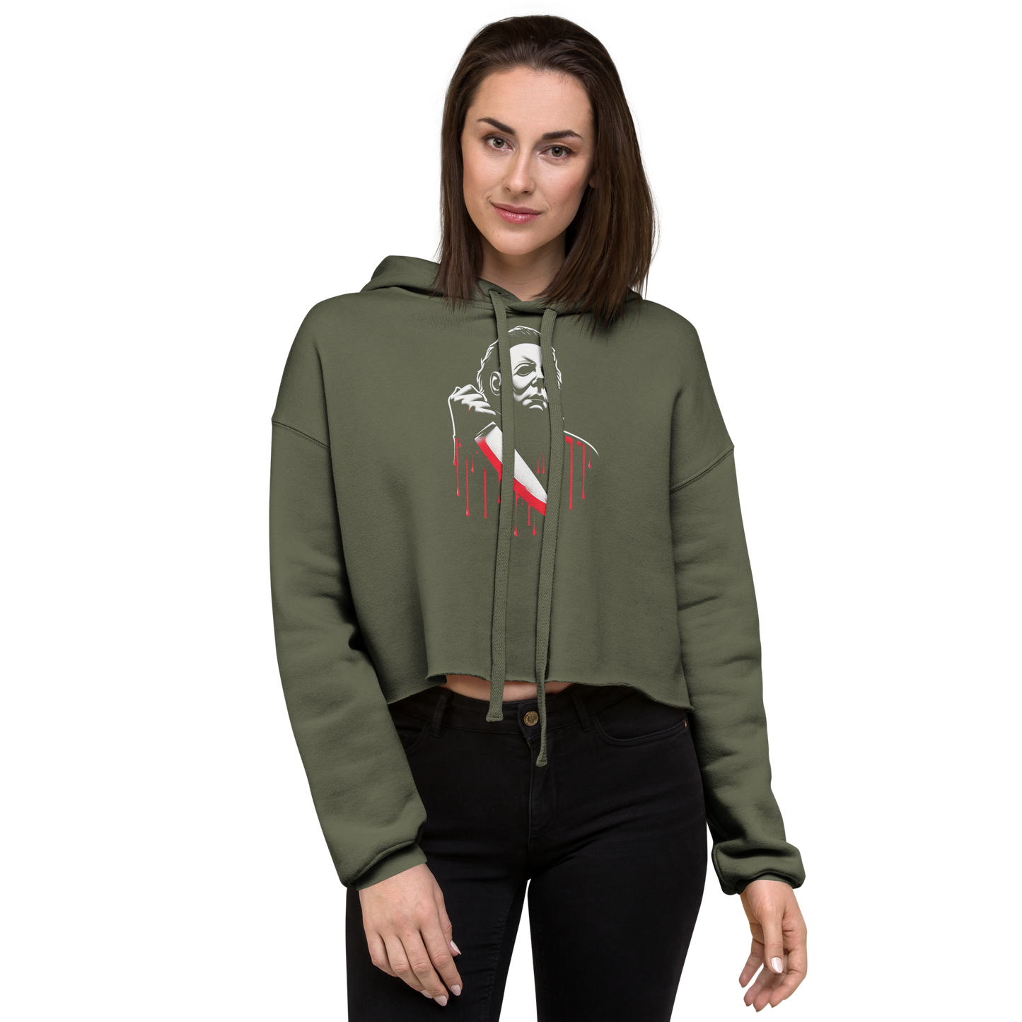 Michael Myers Crop Hoodie