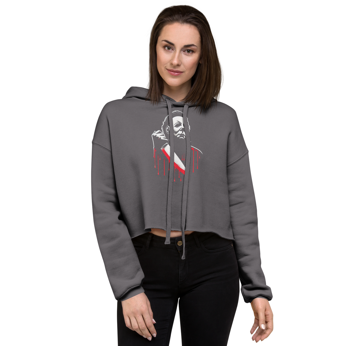 Michael Myers Crop Hoodie